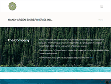 Tablet Screenshot of nano-greenbiorefineries.com